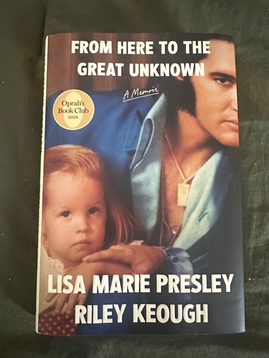 Other - From Here to the Great Unknown by Lisa Marie Presley - Blue Cover